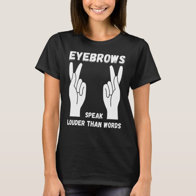 Camiseta Profesor ASL de lenguaje de Rótulo más fuerte de E (Anverso)