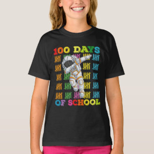 Camiseta Profesor Astronauta 100 Días De Escuela