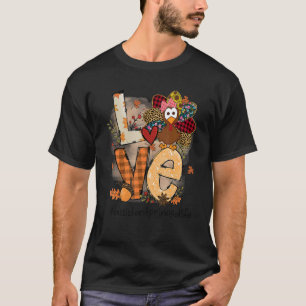 Camiseta Profesor Ayudante de Amor de Acción de Gracias