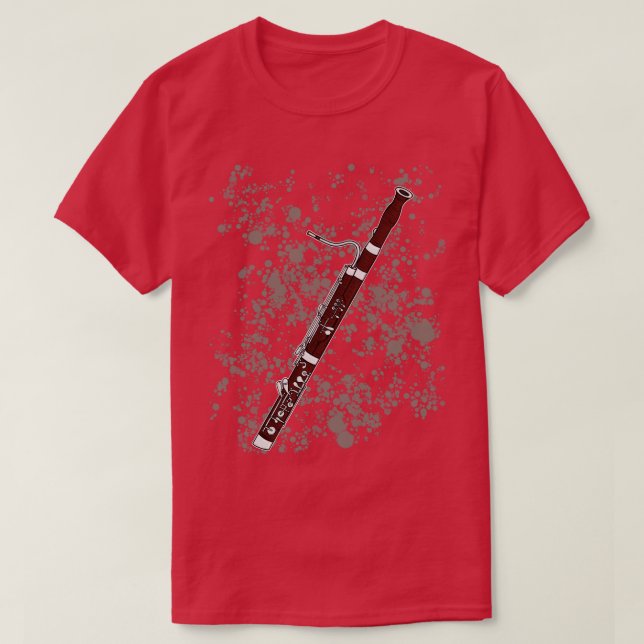 Camiseta Profesor Bassoonist Woodwind Músico (Diseño del anverso)