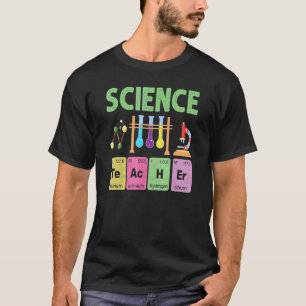 Camiseta Profesor Científico Biología Química Equipo Cienci