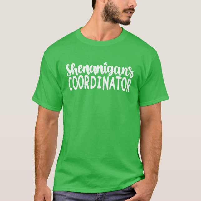 Camiseta Profesor coordinador de Shenanigans, Día de San Pa (Anverso)