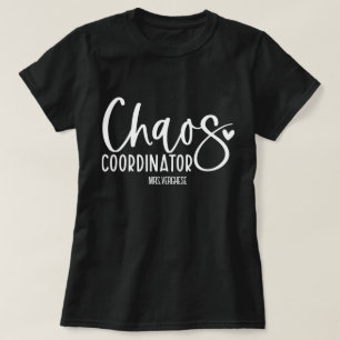 Camiseta Profesor coordinador del caos