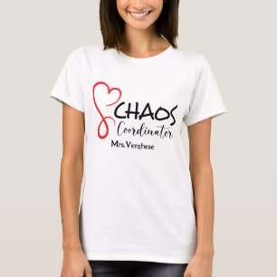 Camiseta Profesor coordinador del caos