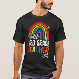 Camiseta Profesor De 3er Grado Más Orgulloso Que Prometo En