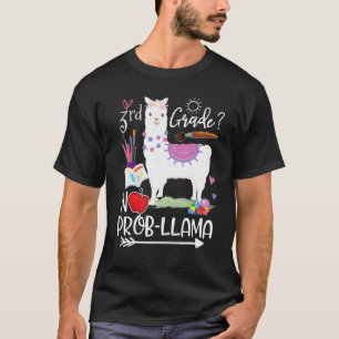 Camiseta Profesor de 3er grado sin problemas Llama Primer d