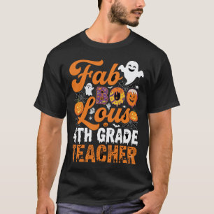 Camiseta Profesor de 4º grado FABULoso de Halloween