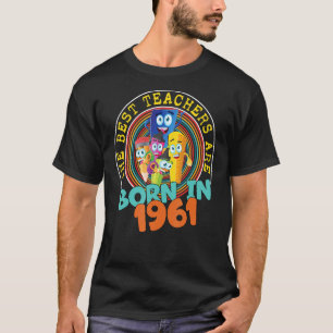 Camiseta Profesor de 61 años nacido en 1961 61º cumpleaños 