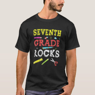 Camiseta Profesor de 7º Grado Vuelve al Colegio
