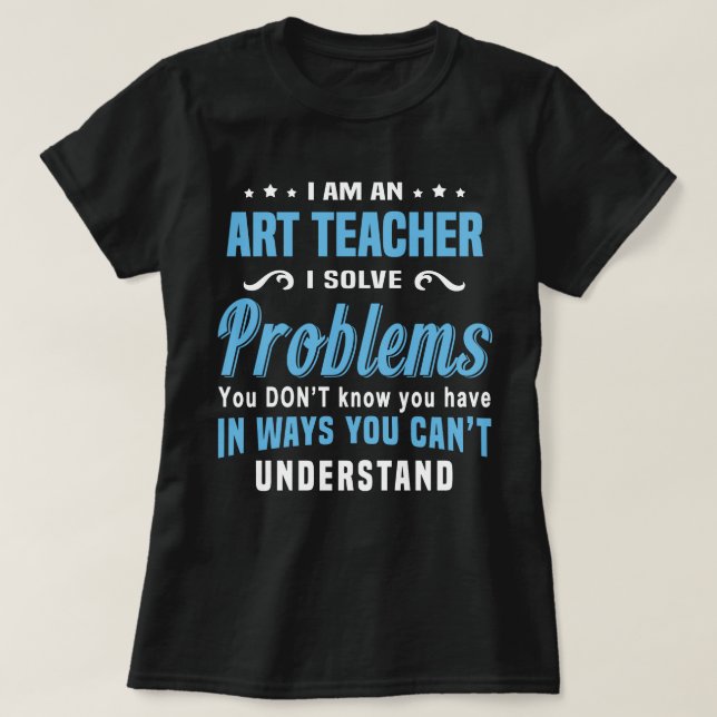 Camiseta Profesor de arte (Diseño del anverso)