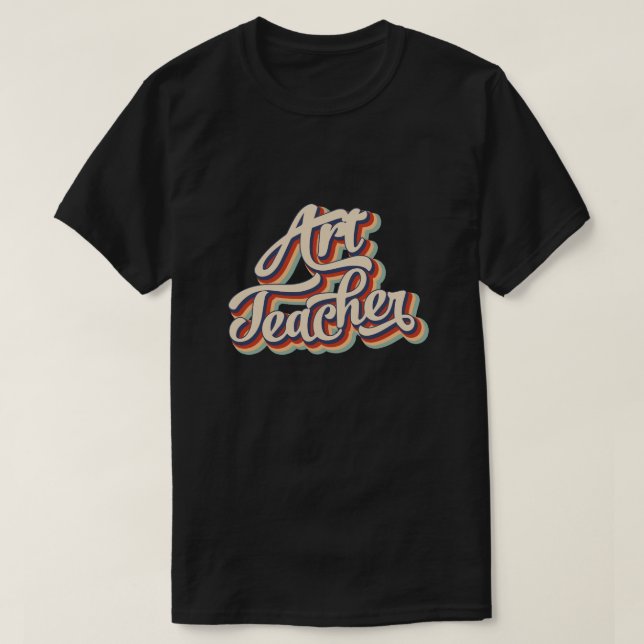 Camiseta profesor de arte (Diseño del anverso)