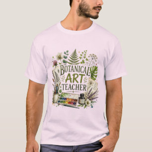 Camiseta Profesor de Arte Botánico Vintage