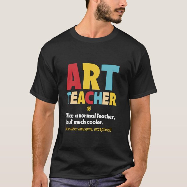 Camiseta Profesor de Arte Creativo Instructor Educador (Anverso)