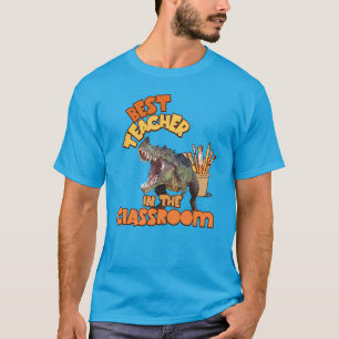 Camiseta Profesor de Arte de Dinosaurio Divertido Aula Crea