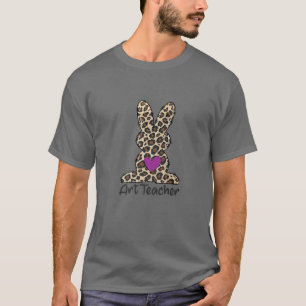 Camiseta Profesor de arte Leopard Semana Santa Conejante de