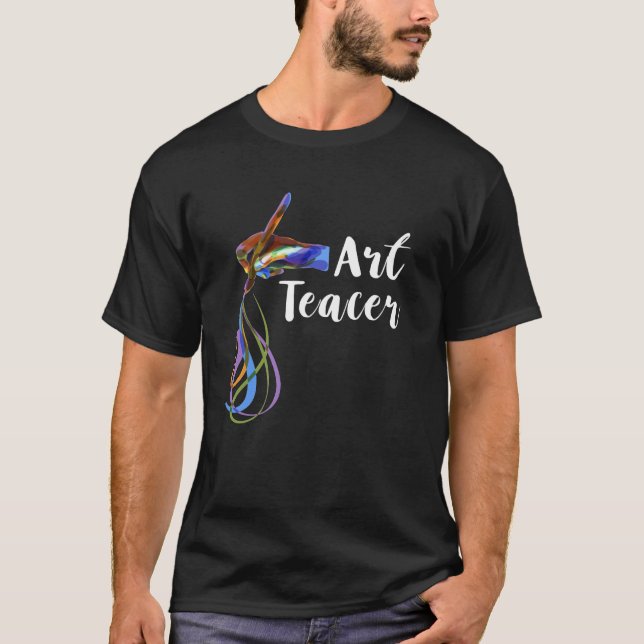 Camiseta Profesor de arte Paint Brush Painter Student (Anverso)