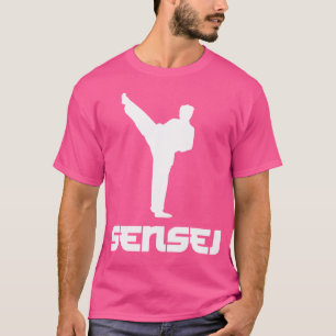 Camiseta Profesor de Artes Marciales Sensei entrenador japo