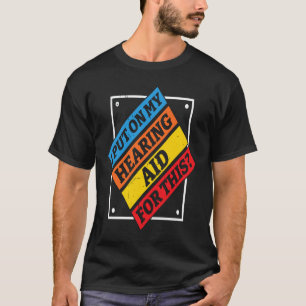 Camiseta Profesor de ASL Lengua de Señas Sordo Mano Audició