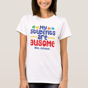 Camiseta Profesor de autismo personalizado