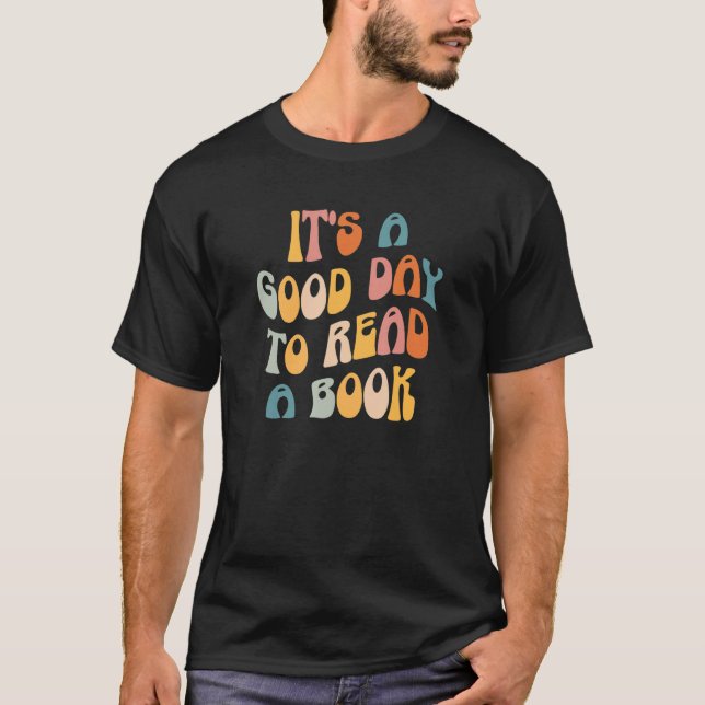 Camiseta Profesor de Biblioteca Es Un Buen Día Leer Un Ret  (Anverso)