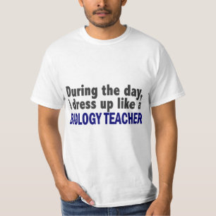 Camiseta Profesor de biología durante el día