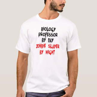Camiseta Profesor de biología Zombie Slayer