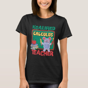 Camiseta Profesor de Cálculo Koalificado Diferencial e Inte
