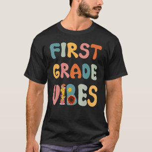 Camiseta Profesor De Ciencia De Primer Grado Vibes Esl Para
