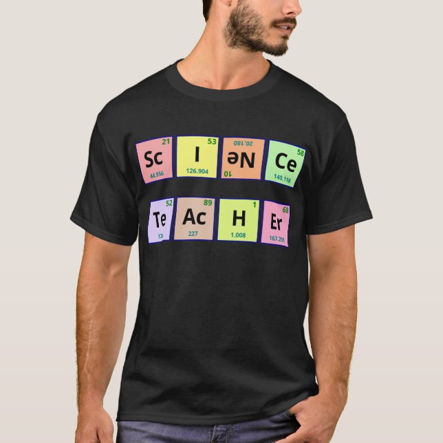 Camiseta Profesor de ciencias (Anverso)