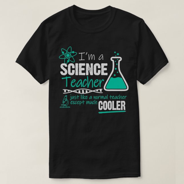 Camiseta Profesor de ciencias como profesor normal es mucho (Diseño del anverso)