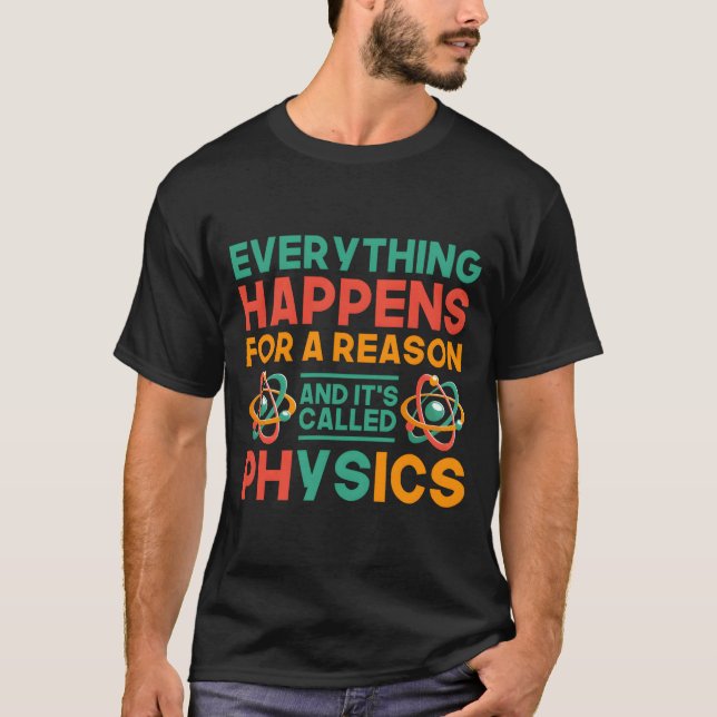Camiseta Profesor de Ciencias de Física (Anverso)
