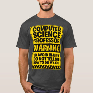 Camiseta Profesor de ciencias de la computación2