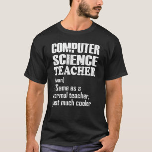 Camiseta Profesor de ciencias de la computación como profes