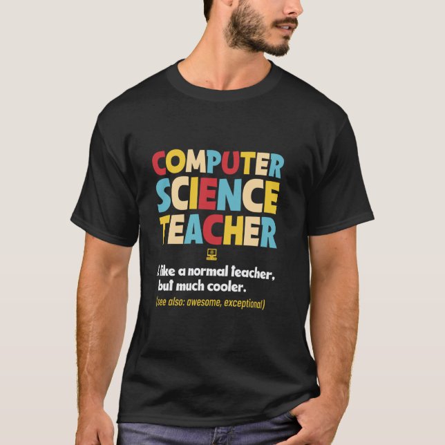 Camiseta Profesor de Ciencias de la Computación Profesor de (Anverso)