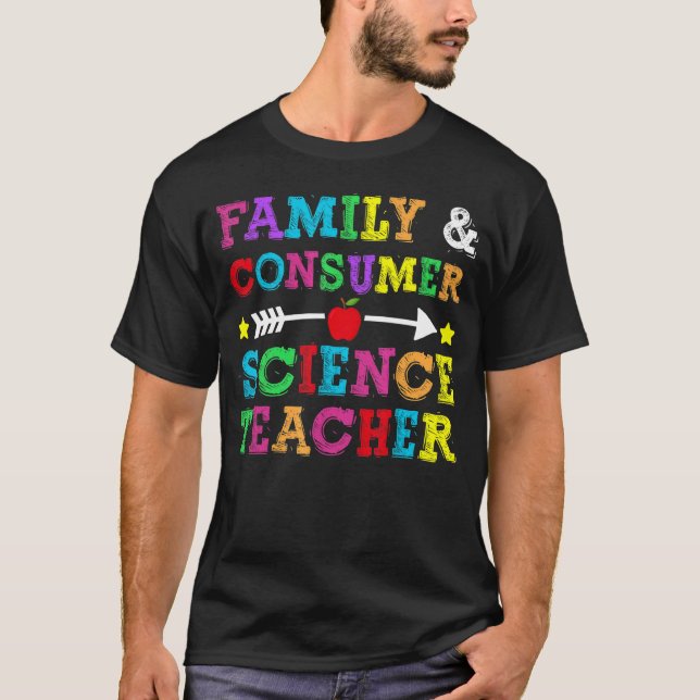 Camiseta profesor de ciencias de la familia y el consumidor (Anverso)