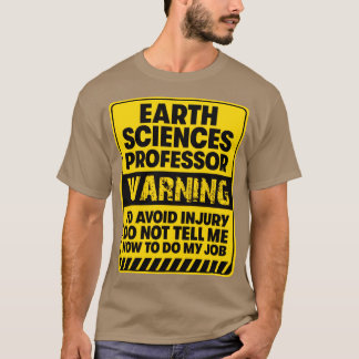 Camiseta Profesor de Ciencias de la Tierra2