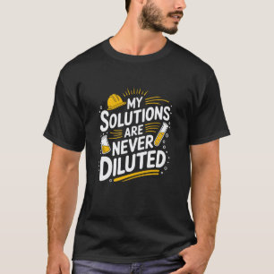 Camiseta Profesor de ciencias de química, ingeniero químico