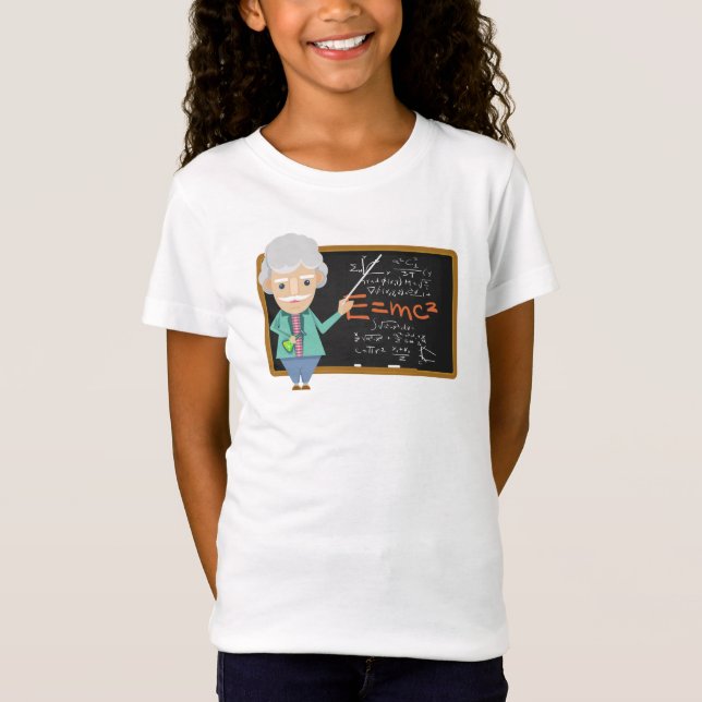 Camiseta Profesor de Ciencias Fórmula EMC2 (Anverso)
