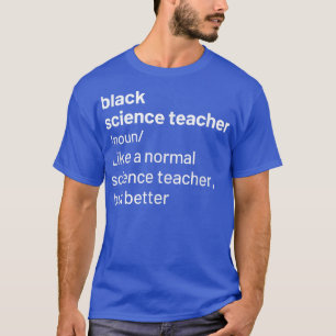 Camiseta Profesor de ciencias negras educador afroamericano