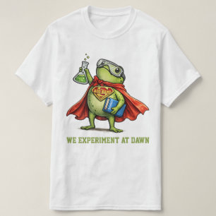 Camiseta Profesor de Ciencias Personalizado Rana Regreso a