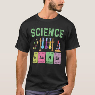 Camiseta Profesor de Ciencias Química Biología Física Profe