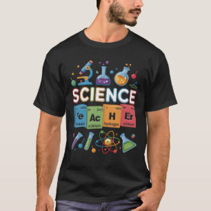 Camiseta Profesor de Ciencias Química Biología Física Profe
