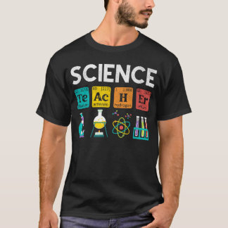 Camiseta Profesor de Ciencias Química Biología Física Profe