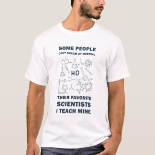 Camiseta Profesor de Ciencias Tee, Biología Química Física