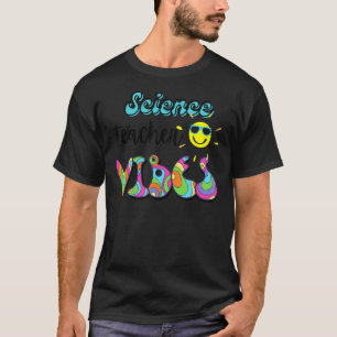 Camiseta Profesor de ciencias Vibes Groovy Retro 70 Sch