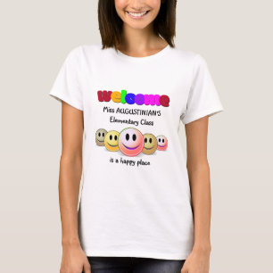 Camiseta Profesor de clase de bienvenida personalizada
