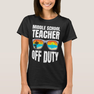 Camiseta Profesor de clase media fuera de servicio