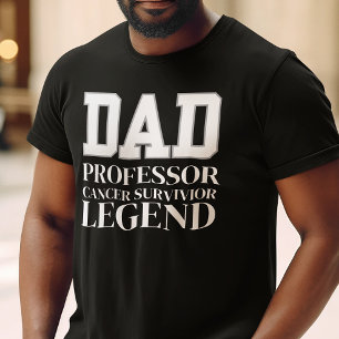 Camiseta Profesor de Concienciación sobre el Cáncer, papá,