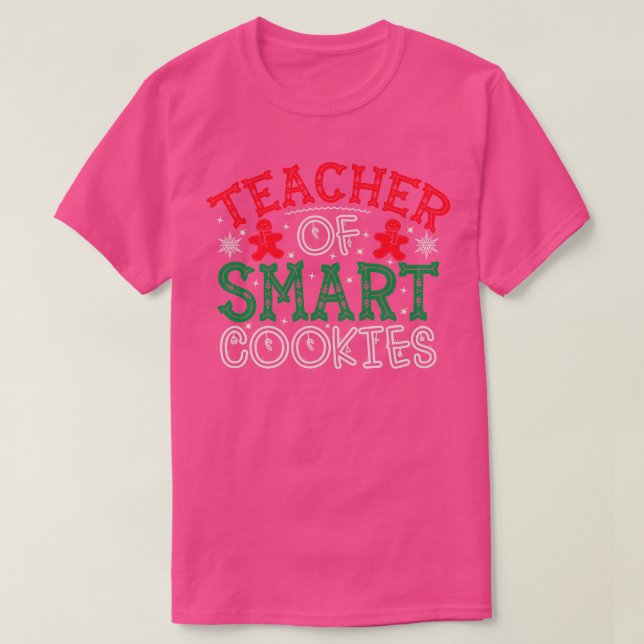 Camiseta Profesor de cookies inteligentes (Diseño del anverso)