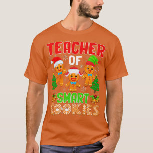 Camiseta Profesor De Cookies Inteligentes Profesor De Santa
